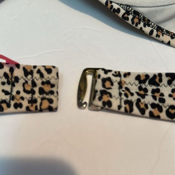 Victoria's Secret Leopard Print Underwire Push-up Bikini Top 36D - Picture 9 of 10